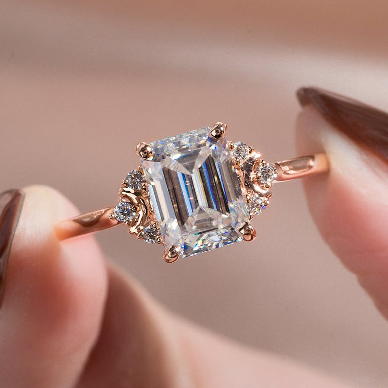 Women's Emerald cut ring
