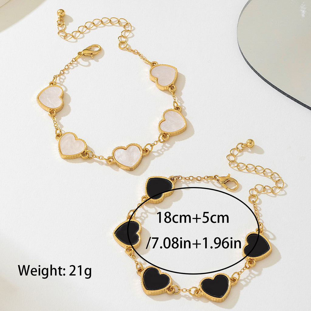 Elegant Heart Bracelet