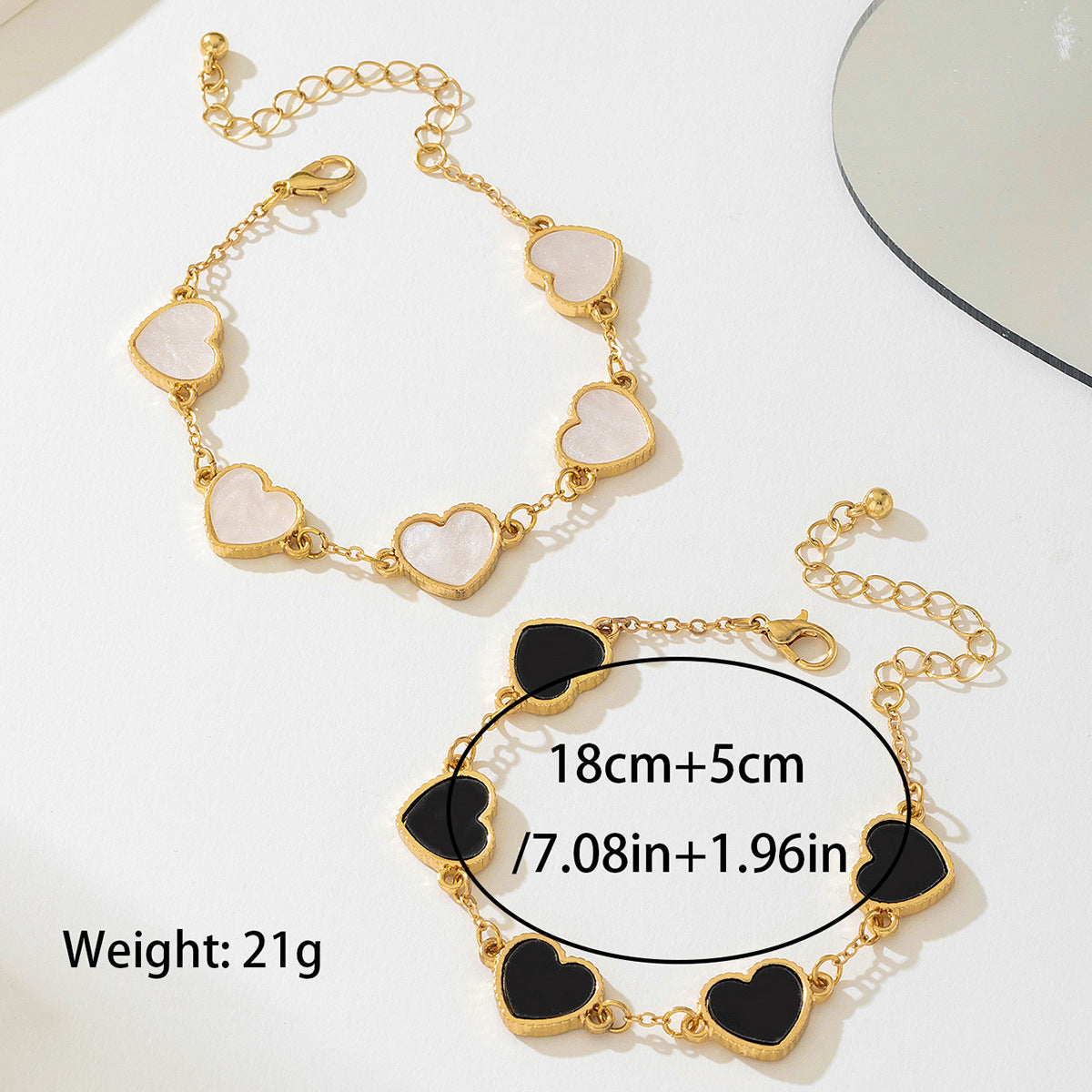 Elegant Heart Bracelet