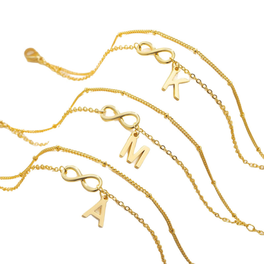 18K Gold-plated  infinity Bracelet