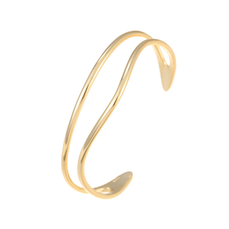Minimalist Double-Strand Line Bracelet For Women