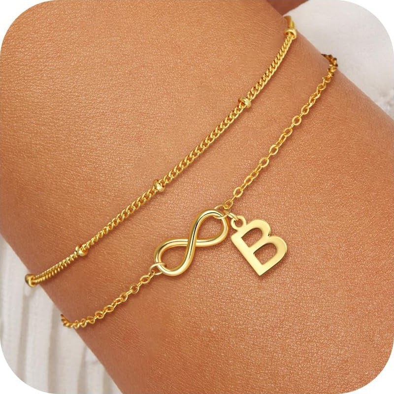 18K Gold-plated  infinity Bracelet