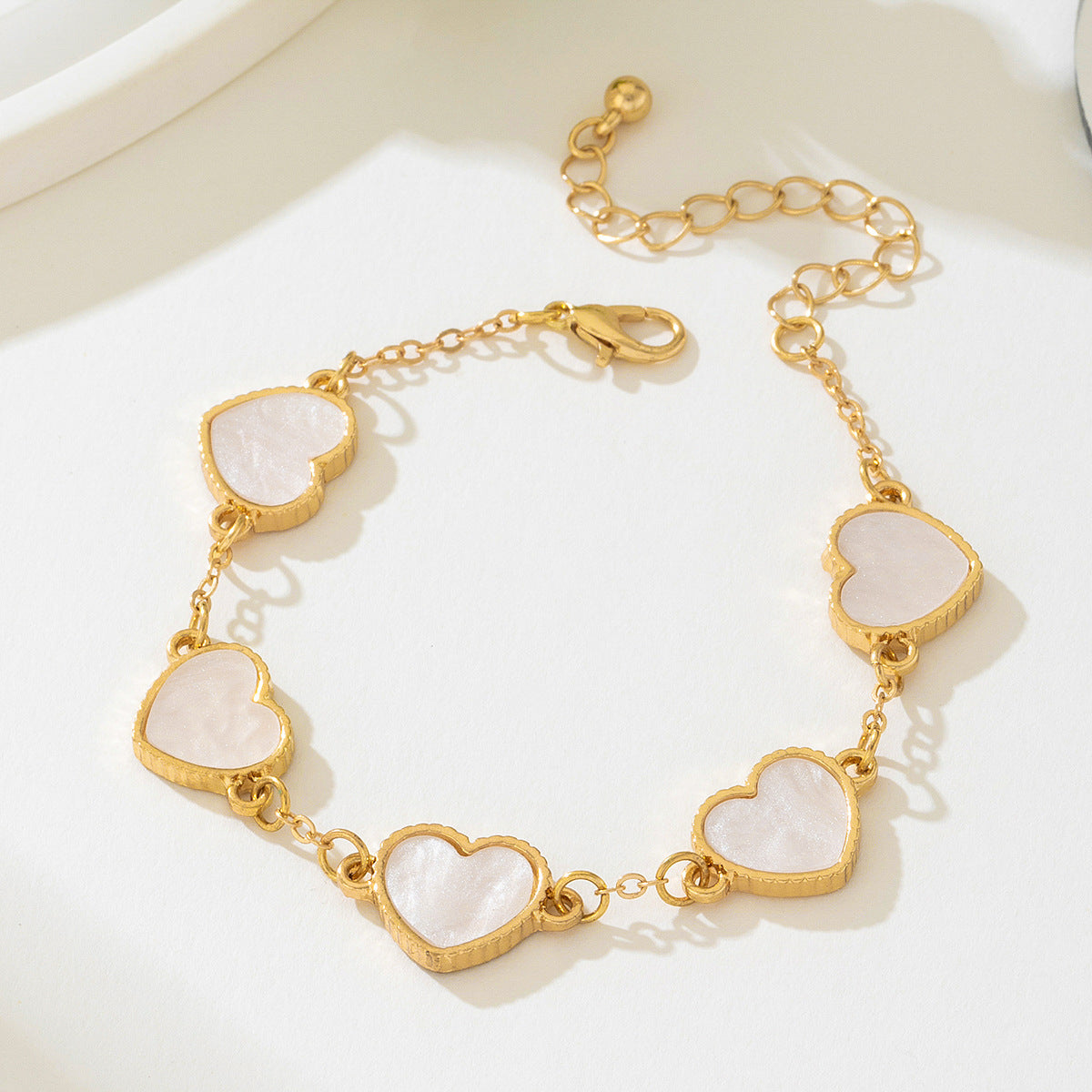 Elegant Heart Bracelet