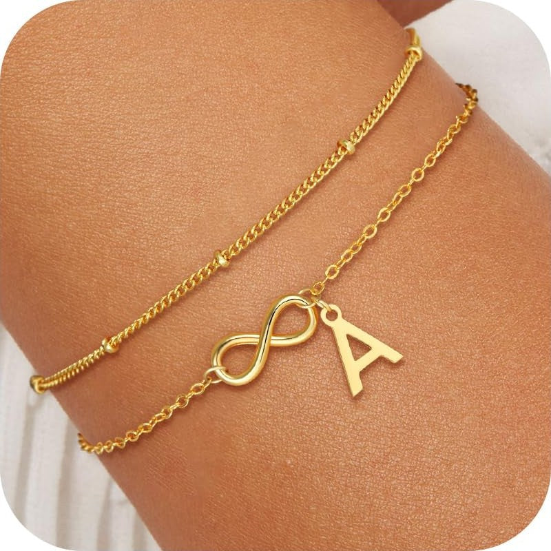 18K Gold-plated  infinity Bracelet