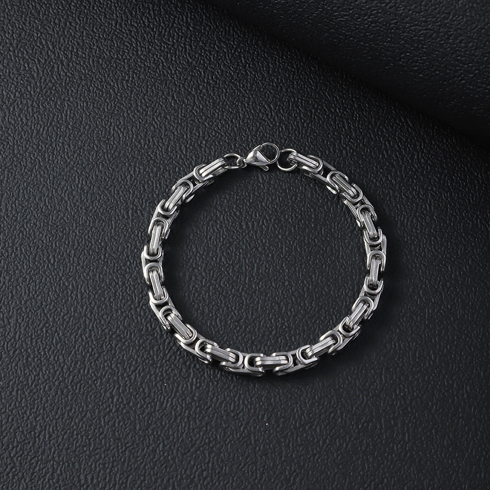 Stainless Steel Bracelet Cuban-link