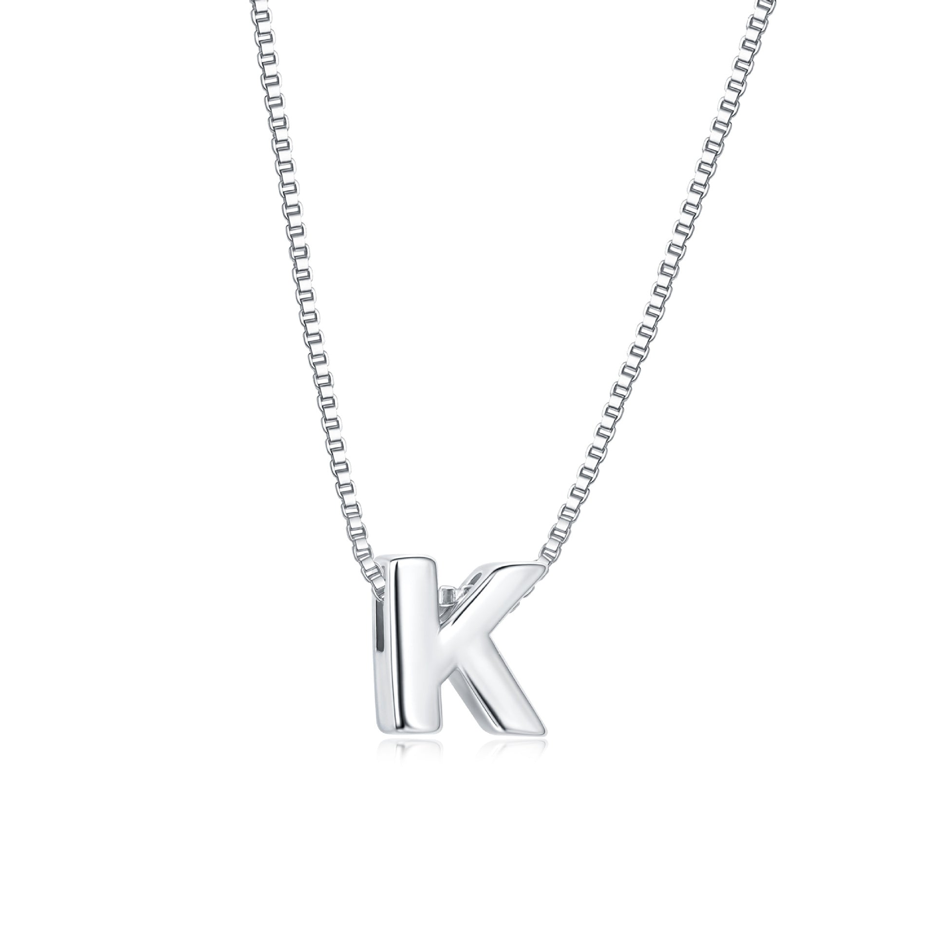 Stylish Glossy Letter And Heart Necklace A Trendy Personalized Statement Piece