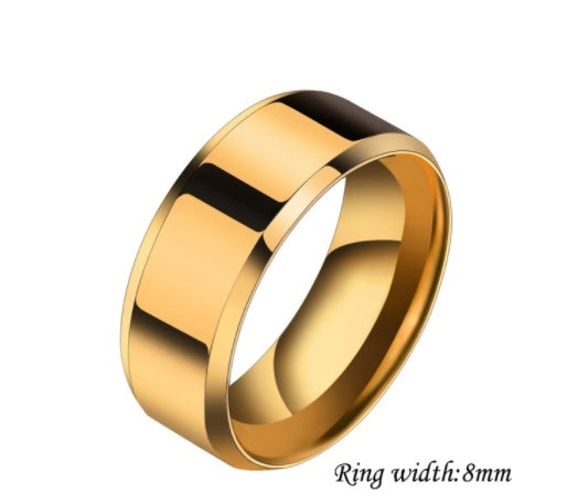 Solid Color Rings Unisex