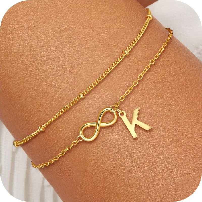 18K Gold-plated  infinity Bracelet