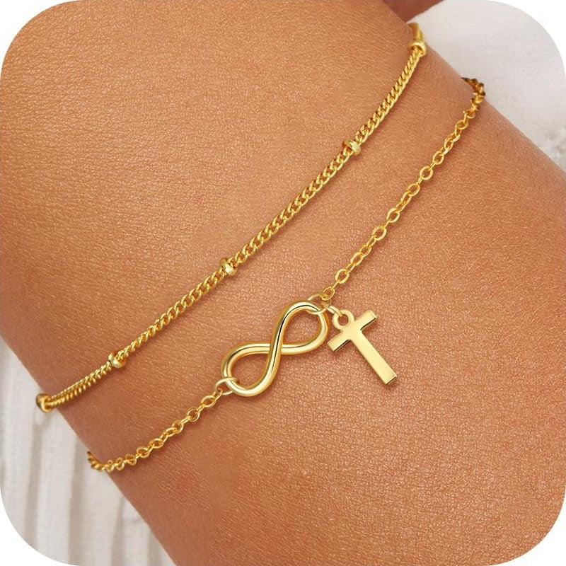 18K Gold-plated  infinity Bracelet