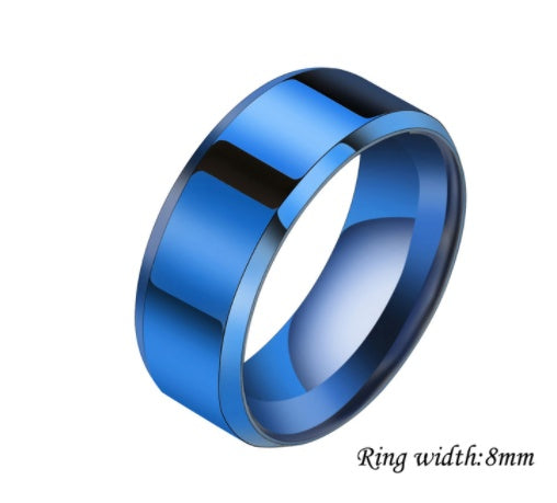 Solid Color Rings Unisex