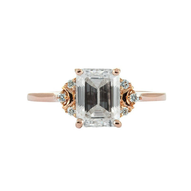 Women's Emerald cut ring