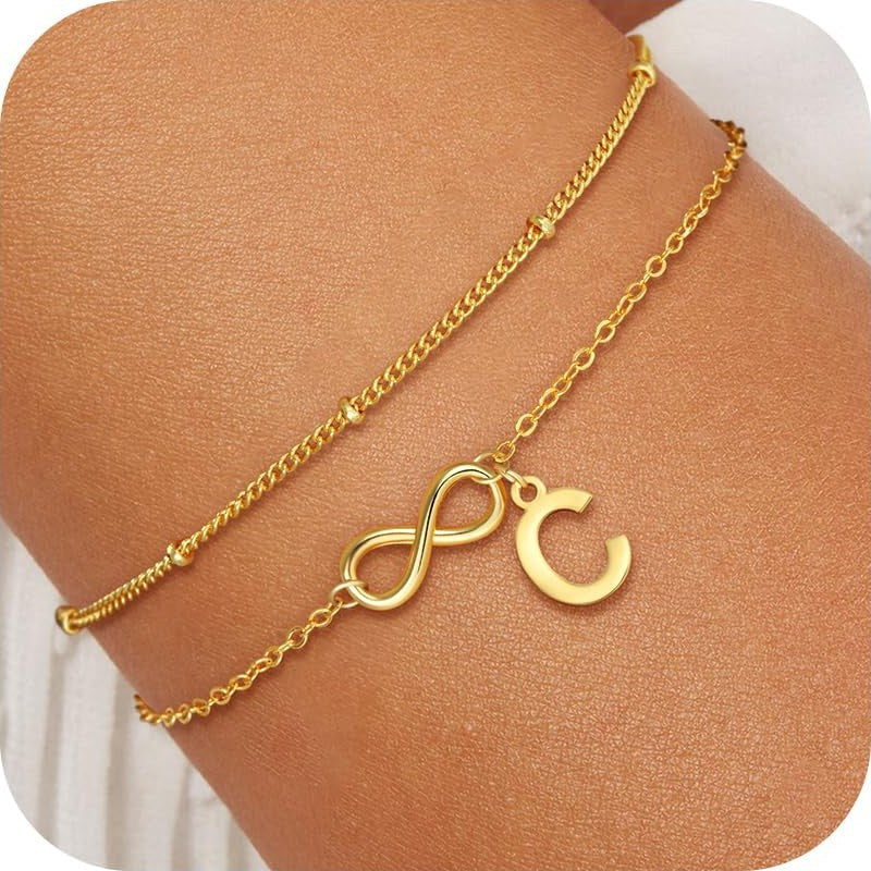 18K Gold-plated  infinity Bracelet