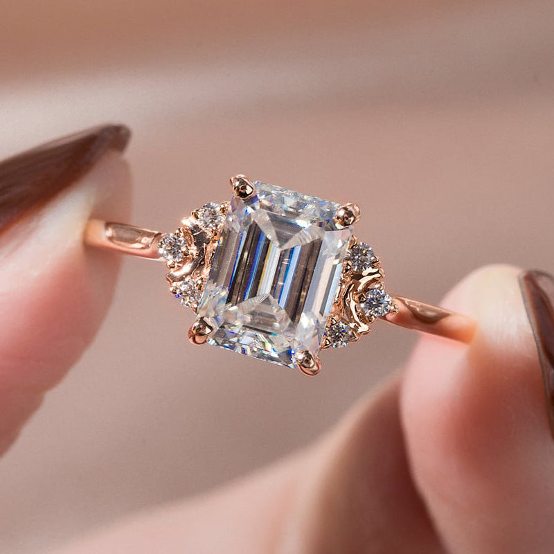 Women's Emerald cut ring